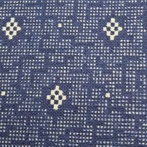 Vintage‎ JoAnn Fabrics Blue & White Floral Print Cotton Fabric 1/2 Yard